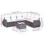 7-piece garden sofa set and beige synthetic rattan cushions by , Garden sets - Ref: Foro24-3253755, Price: 525,64 €, Discount: %