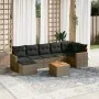 8-piece garden sofa set and gray synthetic rattan cushions by , Garden sets - Ref: Foro24-3258602, Price: 465,54 €, Discount: %