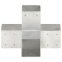 Pfostenverbinder aus verzinktem Metall, 4 Stück, 91 x 91 mm von vidaXL, Zaunpfosten - Ref: Foro24-145476, Preis: 81,83 €, Rab...