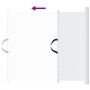 Puerta retráctil para mascotas blanca 82,5x125 cm de , Puertas para niños y mascotas - Ref: Foro24-4004128, Precio: 49,05 €, ...
