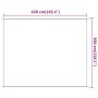 Toldo vertical tela oxford verde claro 300x420 cm