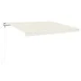 Automatic retractable cream awning 450x350 cm by , Awnings - Ref: Foro24-3069007, Price: 567,02 €, Discount: %