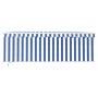 Manual retractable awning with blinds and blue and white LED lights 4x3 m by , Awnings - Ref: Foro24-3069301, Price: 377,99 €...