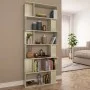 Oak-colored plywood shelf/divider 80x24x192cm by vidaXL, Bookcases and shelves - Ref: Foro24-800093, Price: 93,28 €, Discount: %