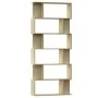 Oak-colored plywood shelf/divider 80x24x192cm by vidaXL, Bookcases and shelves - Ref: Foro24-800093, Price: 93,28 €, Discount: %