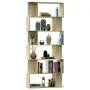 Oak-colored plywood shelf/divider 80x24x192cm by vidaXL, Bookcases and shelves - Ref: Foro24-800093, Price: 93,28 €, Discount: %