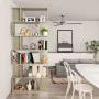 Oak-colored plywood shelf/divider 80x24x192cm by vidaXL, Bookcases and shelves - Ref: Foro24-800093, Price: 93,28 €, Discount: %