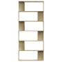 Regal/Trennwand aus eichenfarbenem Sperrholz, 80 x 24 x 192 cm von vidaXL, Bücherregale und Regale - Ref: Foro24-800093, Prei...