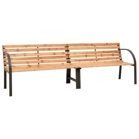 Doppelte Gartenbank aus massivem Tannenholz 225 cm von , Gartenbänke - Ref: Foro24-319575, Preis: 157,95 €, Rabatt: %