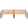 Banco doble de jardín madera maciza de abeto 225 cm de , Bancos de jardín - Ref: Foro24-319575, Precio: 154,82 €, Descuento: %