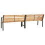 Doppelte Gartenbank aus massivem Tannenholz 225 cm von , Gartenbänke - Ref: Foro24-319575, Preis: 157,95 €, Rabatt: %