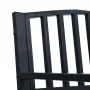 Black steel garden bench 120 cm by , garden benches - Ref: Foro24-319580, Price: 98,06 €, Discount: %