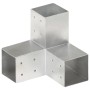 Y-förmiger Pfostenverbinder aus verzinktem Metall 81x81 mm von vidaXL, Zaunpfosten - Ref: Foro24-145465, Preis: 28,06 €, Raba...