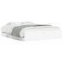 Cama con cajones madera de ingeniería blanco 140x200 cm de , Camas y somieres - Ref: Foro24-3207273, Precio: 168,19 €, Descue...