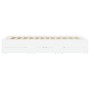Cama con cajones madera de ingeniería blanco 140x200 cm de , Camas y somieres - Ref: Foro24-3207273, Precio: 168,19 €, Descue...