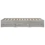 Sonoma gray engineered wood bed with drawers 140x200 cm by , Beds and slatted bases - Ref: Foro24-3207278, Price: 196,48 €, D...