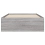 Sonoma-graues Holzwerkstoffbett mit Schubladen 90 x 200 cm von , Betten und Lattenroste - Ref: Foro24-3207299, Preis: 166,48 ...