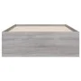 Sonoma gray engineered wood bed with drawers 90x200 cm by , Beds and slatted bases - Ref: Foro24-3207299, Price: 163,94 €, Di...