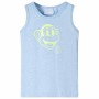 Mélange 92 Soft Blue Kinder-Tanktop von , Kinder-T-Shirts - Ref: Foro24-11664, Preis: 8,00 €, Rabatt: %