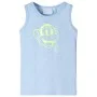 Mélange 116 Softblaues Kinder-Tanktop von , Kinder-T-Shirts - Ref: Foro24-11666, Preis: 7,93 €, Rabatt: %