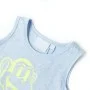 Mélange 116 Softblaues Kinder-Tanktop von , Kinder-T-Shirts - Ref: Foro24-11666, Preis: 7,93 €, Rabatt: %