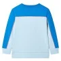 Child's sweatshirt in bright blue and light blue, size 128. by , Kids T-shirts - Ref: Foro24-11827, Price: 10,77 €, Discount: %