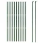 Green galvanized steel wire fence 1.4x25 m. by , fence panels - Ref: Foro24-154059, Price: 210,55 €, Discount: %