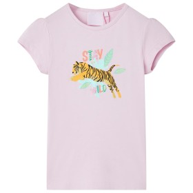 Camiseta infantil color lila 128 de , Camisetas para niños - Ref: Foro24-11157, Precio: 8,07 €, Descuento: %