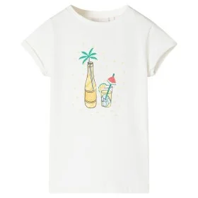 Kinder-T-Shirt in der Farbe Ecru 128 von , Kinder-T-Shirts - Ref: Foro24-11492, Preis: 7,50 €, Rabatt: %
