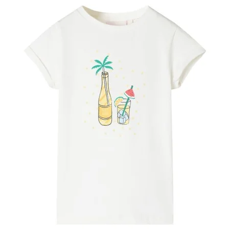 Camiseta infantil color crudo 128 de , Camisetas para niños - Ref: Foro24-11492, Precio: 7,50 €, Descuento: %