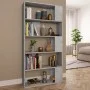 Estantería madera contrachapada gris hormigón 80x24x159cm de vidaXL, Librerías y estanterías - Ref: Foro24-800103, Precio: 60...
