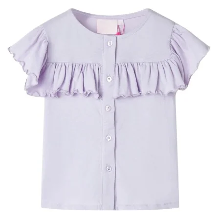 Camiseta infantil color lila 104 de , Camisetas para niños - Ref: Foro24-11520, Precio: 7,99 €, Descuento: %