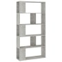 Betongraues Sperrholzregal 80x24x159cm von vidaXL, Bücherregale und Regale - Ref: Foro24-800103, Preis: 62,16 €, Rabatt: %