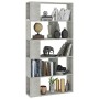 Betongraues Sperrholzregal 80x24x159cm von vidaXL, Bücherregale und Regale - Ref: Foro24-800103, Preis: 62,16 €, Rabatt: %