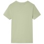 Light khaki short-sleeved children's t-shirt size 116 by , Kids T-shirts - Ref: Foro24-11611, Price: 8,20 €, Discount: %