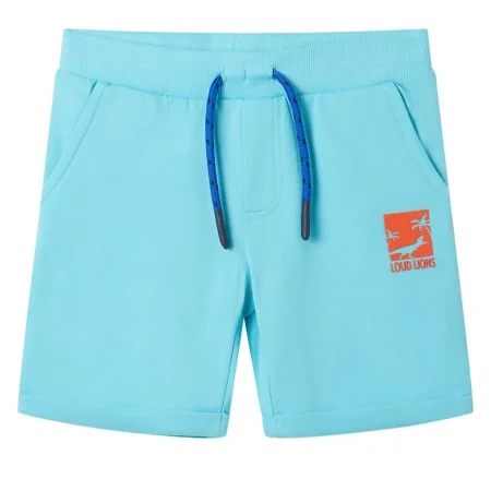 Children's shorts with drawstring in aquamarine color, size 92. by , kids pants - Ref: Foro24-12204, Price: 9,29 €, Discount: %