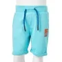 Children's shorts with drawstring in aquamarine color, size 92. by , kids pants - Ref: Foro24-12204, Price: 9,29 €, Discount: %