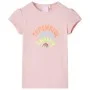 Hellrosa Kinder-T-Shirt 92 von , Kinder-T-Shirts - Ref: Foro24-10759, Preis: 8,32 €, Rabatt: %