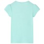 Light aquamarine children's t-shirt size 104 by , Kids T-shirts - Ref: Foro24-10765, Price: 8,41 €, Discount: %