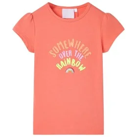 Children's coral-colored T-shirt size 140 by , Kids T-shirts - Ref: Foro24-10773, Price: 8,32 €, Discount: %
