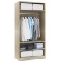 Sonoma Schrank aus Eichensperrholz 100x50x200 cm von vidaXL, Kleiderschränke - Ref: Foro24-800228, Preis: 180,11 €, Rabatt: %