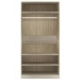 Sonoma Schrank aus Eichensperrholz 100x50x200 cm von vidaXL, Kleiderschränke - Ref: Foro24-800228, Preis: 180,11 €, Rabatt: %