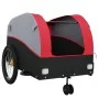 Bicycle trailer, black and red iron, 45 kg by , Bicycle trailers - Ref: Foro24-94146, Price: 86,22 €, Discount: %