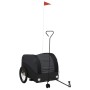 Fahrradanhänger aus schwarzem Eisen 45 kg von , Fahrradanhänger - Ref: Foro24-94150, Preis: 88,44 €, Rabatt: %