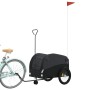 Fahrradanhänger aus schwarzem Eisen 45 kg von , Fahrradanhänger - Ref: Foro24-94150, Preis: 88,44 €, Rabatt: %