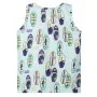 Ärmelloses Kinder-Tanktop in weichem meliertem Blau, Größe 128. von , Kinder-T-Shirts - Ref: Foro24-11777, Preis: 8,32 €, Rab...