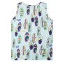 Camiseta sin mangas infantil azul suave mélange 128 by , Kids T-shirts - Ref: Foro24-11777, Price: 8,41 €, Discount: %