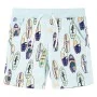 Children's shorts with drawstring soft blue mélange 140 by , kids pants - Ref: Foro24-11833, Price: 10,90 €, Discount: %