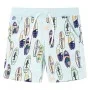 Children's shorts with soft blue mélange drawstring 116 by , kids pants - Ref: Foro24-11831, Price: 10,90 €, Discount: %