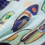 Pantalones cortos infantiles con cordón azul suave mélange 116 de , Pantalones de niños - Ref: Foro24-11831, Precio: 10,90 €,...